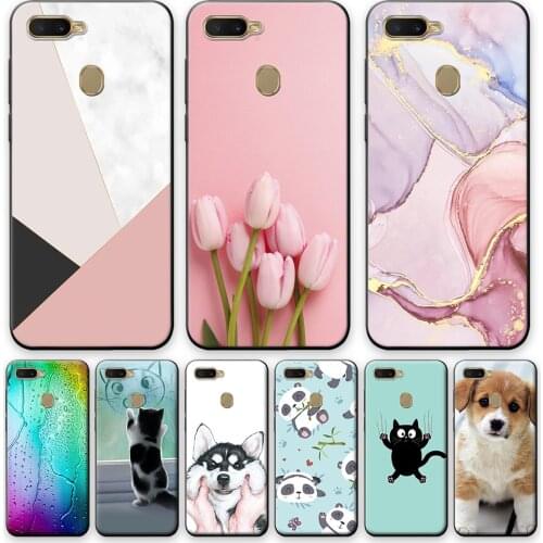 For OPPO A12 Case Protective Back Cover For OPPO A12 a12 Cute flower Cute Phone Case For OPPO A12 A 12 Soft TPU Silicone Bumper
