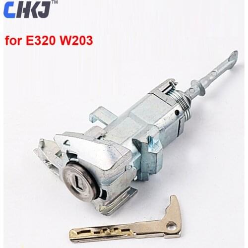 CHKJ Auto Car Left Door Lock Cylinder for Mecerdes Benz E320 W203 Central Door Replacement Latch with 1 Small Key Free Shipping