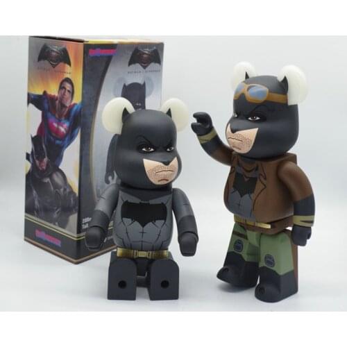 28CM 400% Bear&bricklys Toy Building Blocks Bear Toy Action Toy Figures Garage Kits Diy Paint Dolls Kids For Children Toys