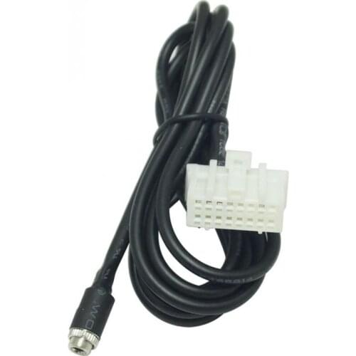 Female Jack Auto Aux Cable Stable Connect Professional Easy Install Replacement Car Audio Portable for Mazda 2 3 5 6 MX5 RX8