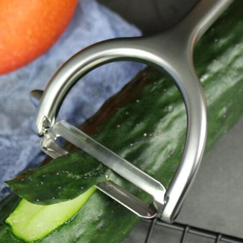 Creative Kitchen Tools Zinc Alloy Peeler Y Shape Fruit Planer Fruit Peeler Squeegee
