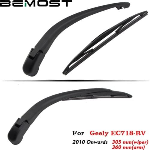 BEMOST Car Rear Wiper Arm Blade Natural Rubber For Geely EC718-RV 305MM Hatchback 2010 2011 2012 2013 2014 2015 2016 2017 2018