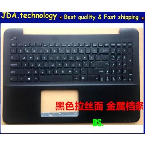 MEIARROW 95%New/orig FOR ASUS X554 X554L F554L palmrest topcase US keyboard upper,Black