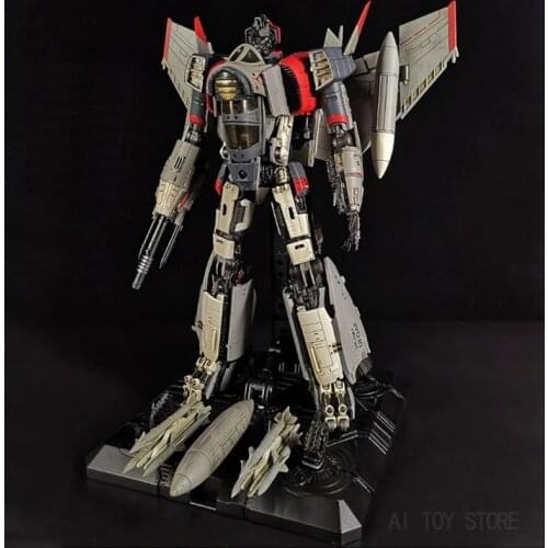 Zeta Transformation ZV02 ZV-02 Thunder Warrior Blitzwing Airplane Model Alloy Action Figure Deformed Toys Collection Gifts
