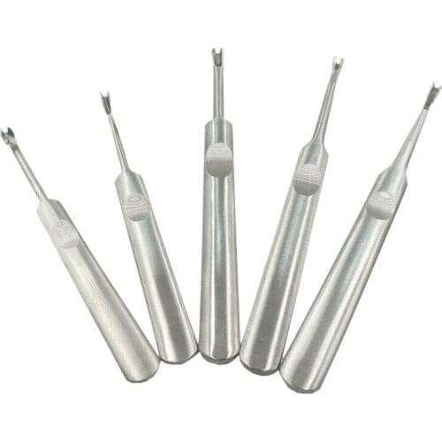 New 5Pcs U V Shaped Stitching Groover Skiving Edge Beveler Leather Craft Leather DIY Tool Kit