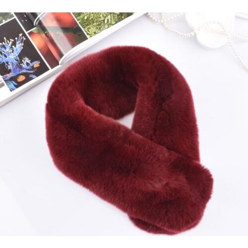 Arrival children Rex Rabbit Fur Ring Winter Warm Fur Mufflers Scarves Girls with