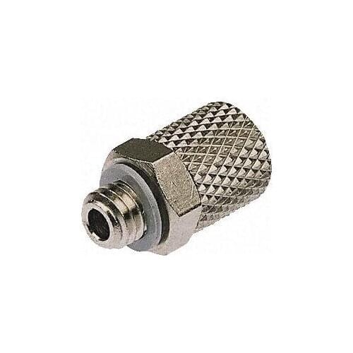 New B&N Type M-5H-6 pneumatic air Fitting, M5 thread straight hose nipple, for 6mm tube