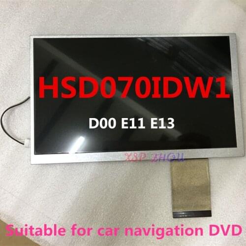 Original 7 inch LCD monitor color HSD070IDW1 - D00 E11 E13 car navigation DVD screen + touch free shipping