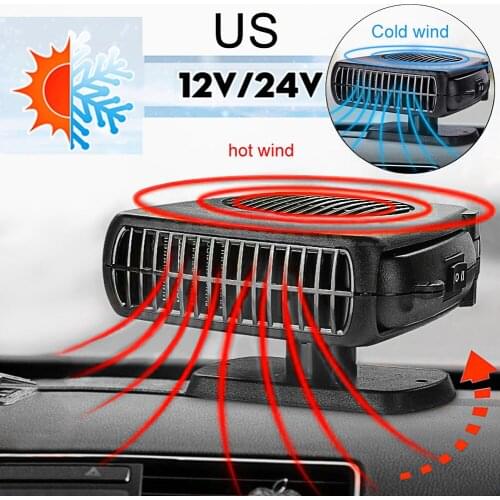 Portable Auto Heater Defroster Electric Fan Heater Windshield Evaporation Ventilation 12V/24V For Dropshipping Wholesale CSV