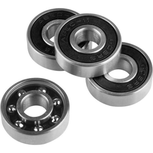 Inline Roller Skate Wheel Bearing Red 8x22x7mm Ball Bearing Anti-rust Skateboard Wheel Miniature Tool