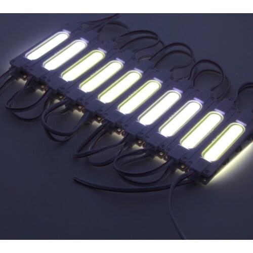 20pcs DC12V COB LED Module Injection Waterproof IP67 Decorative Hard Strip Bar Light Lamp White Red Green Blue sign letter lamp