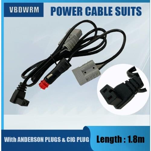 Generic Replacement cable for WAECO FRIDGE CORD 12V 1.8M WITH ANDERSON PLUG POWER CABLE SUITS CIG & MERIT LEAD