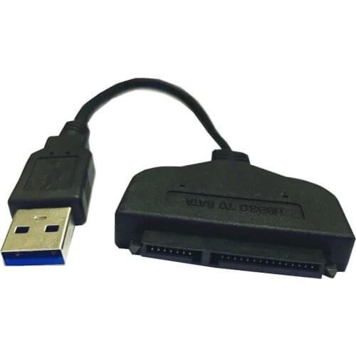 USB 3.0 to SATA 2.5" 22 pin Hard Disk Driver Convertor Adapter Cable 0.2m