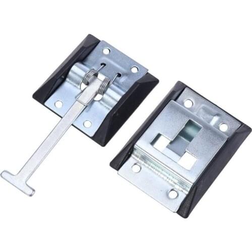 1Set Rv Door Holder Metal T-Style Entry Door Catch for Camper Trailer Motorhome Galvanized Iron