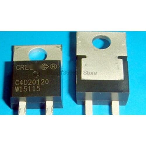 10PCS C4D20120A C4D20120 TO-220-2 20A 1200V SiC Silicon Carbide Schottky Diode