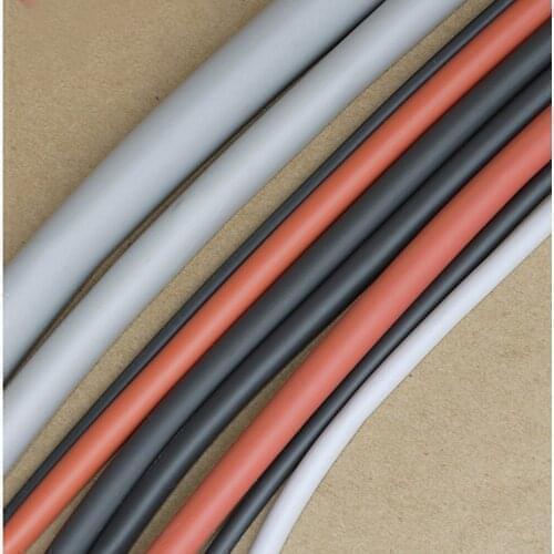 2.5mm Diameter Flexible 1.7:1 Soft Silicone Heat Shrink Tubing Thick Wall 2500V 200Deg.C High Temperature Black/Red/Gray/White