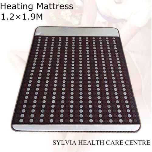 2018 NEW present! Tourmaline Jade Stone mattress Thermal bed Mattress jade Mat Infrared Heating Mat free sleep eye cover1.2X1.9M