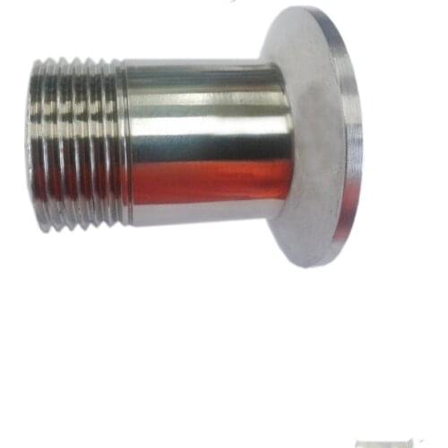 3/4" DN20 Stainless Steel SS304 Sanitary Male Threaded Ferrule OD 50.5mm Pipe Fitting fit 1.5" Tri Clamp