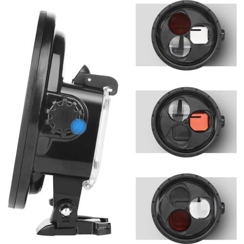 45M waterproof case For Gopro hero 7/6/5 sports camera diving protective case with filter photography accessories