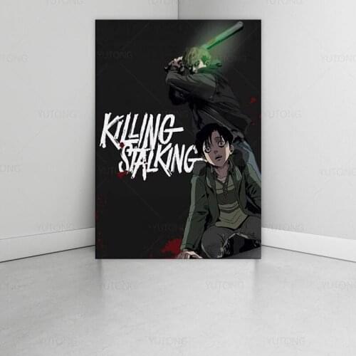 Comic Book Anime Poster Killing Stalking Poster Decorative wall Art Living Room Modern Family Bedroom Decor Posters canvas print
