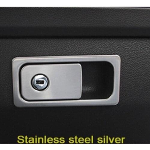 Car Co-pilot Glove Storage Box Handle Covers Stickers For VW Volkswagen Tiguan 2 2016 2017 2018 Auto Accessories