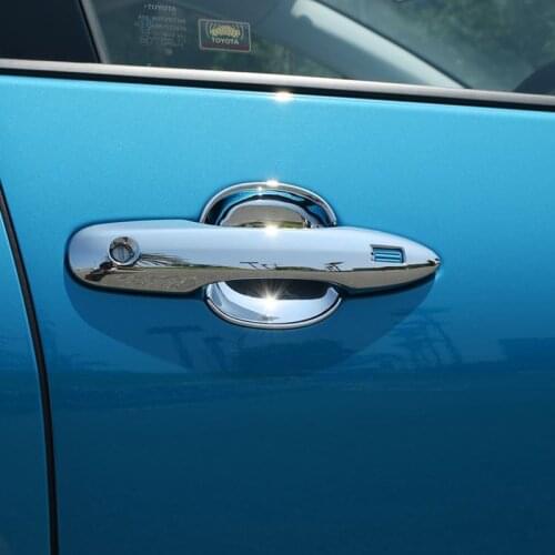Car Accessories For Toyota Prius Phv 50 XW50 ZVW50 2016 2017 2018 Car Side Door Handle Cover Trim Strip Molding Abs Chrome 4Pcs