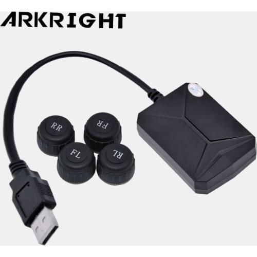 ARKRIGHT Tire Pressure Monitor Alarm System 5 Voltage Android Car Multimedia Player Security Alarm Systems