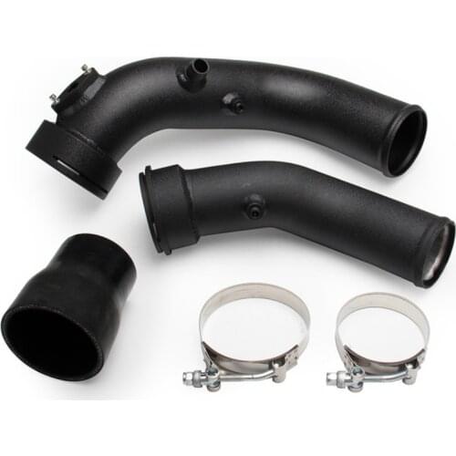 Car Air Intake Turbo Charge Pipe Cooling Upgrade Aluminum Kit For BMW 335i N55 Intake Black Modification Repair Replace parts