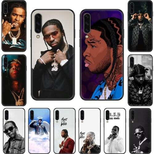 Rapper Pop Smoke Phone case For Samsung Galaxy A 3 5 8 9 10 20 30 40 50 70 E S Plus 2016 2017 2018 2019 black painting prime