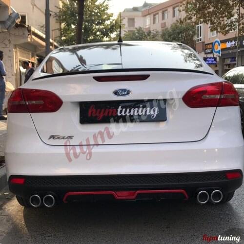 Ford Focus 3 SD Diffuser Sport Model Diffuser Car Accessory Universal Compatible Modified Rear Bumper Attachment