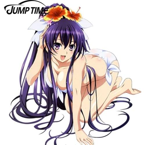 JumpTime 13cm x 11.4cm Date a Live Yatogami Tohka Anime Vinyl Car Sticker for Window Bumper Car Stickers Sexy Graphic