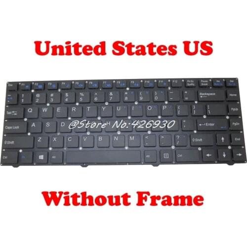 Keyboard For CLEVO W740K W540EU MP-12B83US-430 MP-12B83U4-4301W 4303W MP-12B83U4-4306W MP-12B83US-4301W MP-12B83US-4303W English