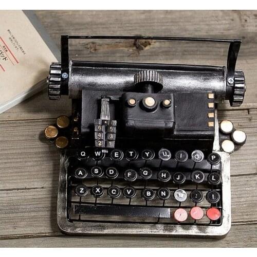 Creative American vintage typewriters model for a living room TV cabinet wine cabinet ornaments household handi home Crafts Arts