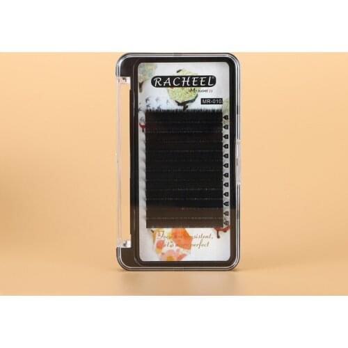 Lucky Flower Racheel Hot Sale 0.15C Volume 12 Row 100% Real Nature Mink Eyelashes Extensions Korea Free Shipping