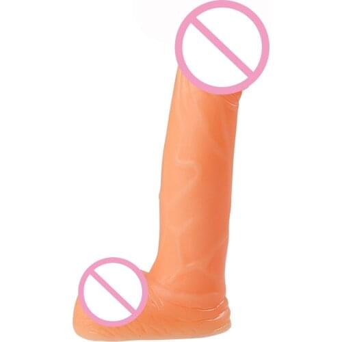 Small Dildo Realistic Dildo for Women Artificial Faloimitator 12CM Short Penis Masturbator Erotic Adult Sex Toys for Woman