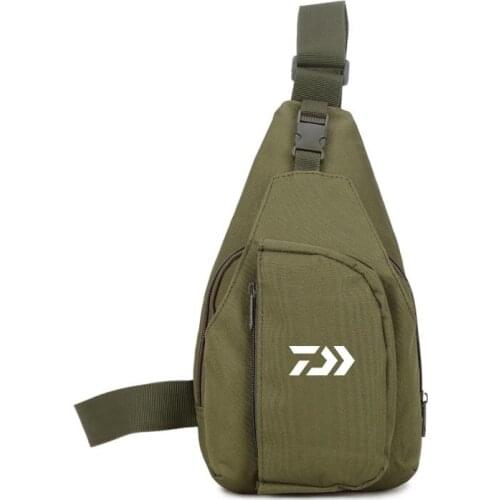 Men Outdoor Shoulder Crossbody Chest Bags Sports Tactical Camouflage Travel Camping Climbing Multi-Purpose Fishing Bag