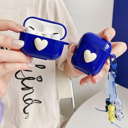 For AirPods Pro Case 3D Cartoon Cute Heart Soft Silicone Earphone Case For Apple Air Pods Pro 1 / 2 / 3 Wireless Headphone Cover