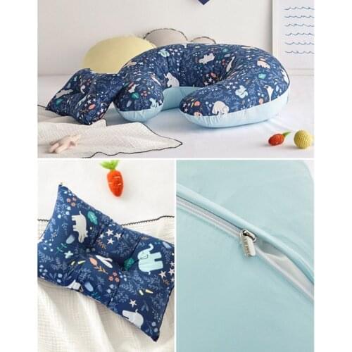 2021 New Newborn Baby Feeding Pillow Maternity Infant Nursing Breastfeeding U-Shaped Cotton Cushion