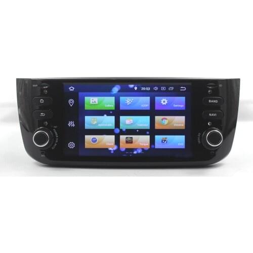 Octa core IPS screen Android 10 Car GPS radio Navigation for Fiat Linea punto Linea 2010-2016 with 4G/Wifi,DVR,1080P OBD