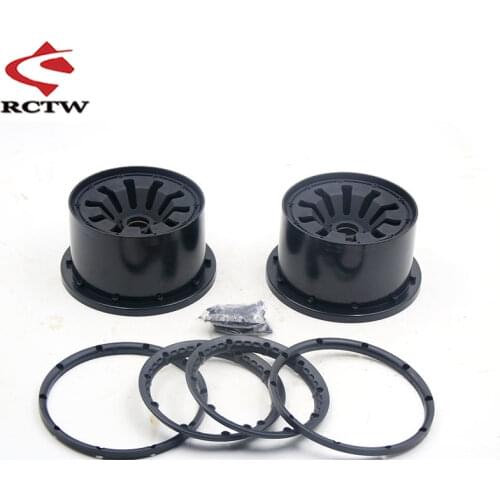Front and Rear New Wheel Hub with Ring Screws Set for 1/5 HPI ROFUN ROVAN KM BAJA 5B SS RC CAR Toys PARTS