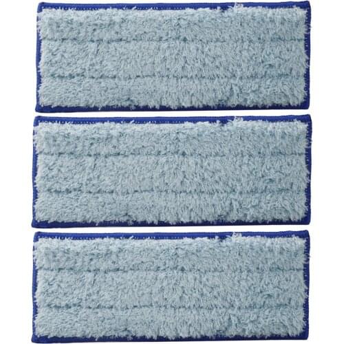 Sweepers Mopping Pads Replacement Wet Washable 3pcs Set Blue Dry Removable For IRobot Braava 2021 Original Sweeping Cloth