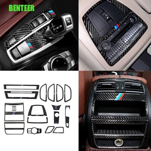 Carbon fiber car interior sticker for 2011 to 2017 BMW 5 Series F10 528 530 550 520 525
