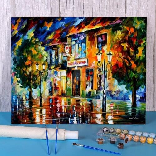 Time Joy Coloring By Numbers Painting Set Oil Paints 40*50 Oil Painting Decorative Paintings Crafts Adults Drawing