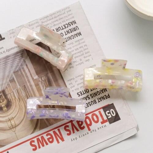 Korea catch clip ins back head hair accessories girl fresh hairpin bathing large disc hair retro temperament female hair catch