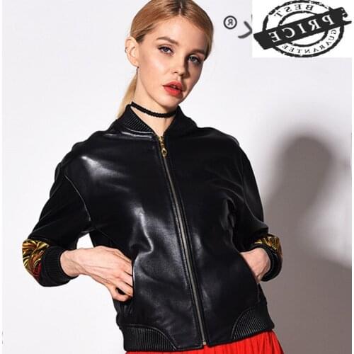 Natural Sheepskin Coat Female 100% Genuine Leather Moto Jacket Women Winter Autumn Clothes 2021 Ladie Real Leather Jacket