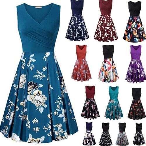 14 Patterns Large Size S-3XL 4XL Harajuku Casual Womens Summer Wrap Floral Dresses Beach Sarong Gothic Boho Clothes Midi Skirts