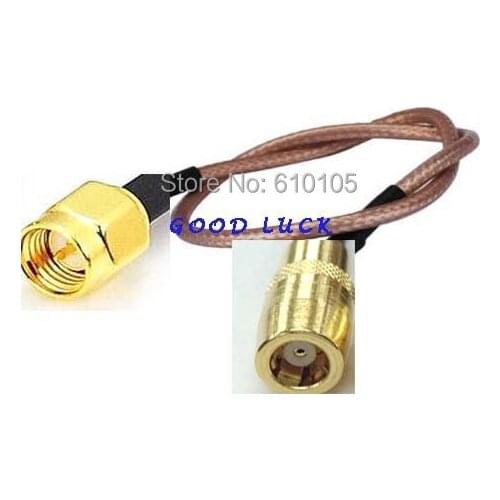 20pcs/lot SMB female to SMA male plug jack straight pigtail RG316 Cable Adapter 20cm
