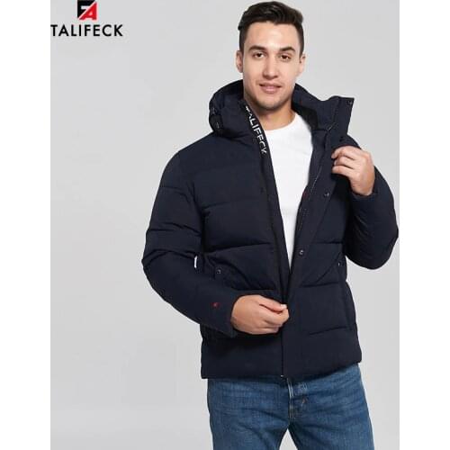 2020 Winter Jacket Men Cotton Padded Jacket Winter Coat Parka Man Thick Warm Jacket Hooded Solid Men Coats Casual Russian Size