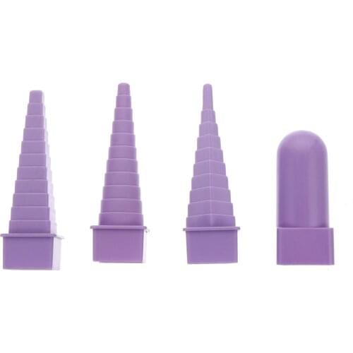 4pcs Plastic Mandrel Wrapping Wire Tools Practical Portable Quick Coil Mandrel Wire Modeling Tool Winding Rod