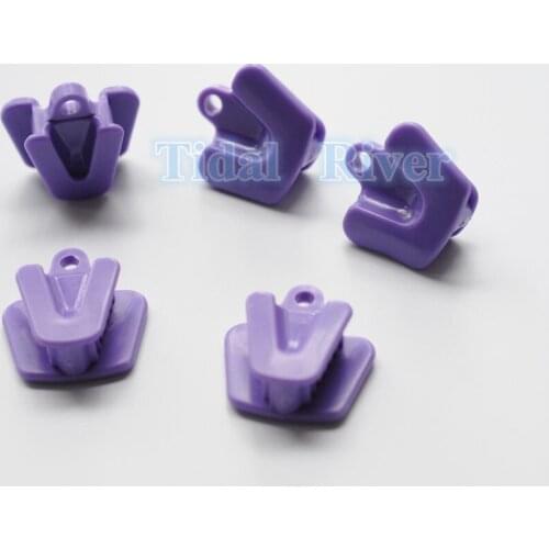 5/Pcs Dentist Lab Mouth Prop Bite Block Silicone Rubber Opener Retractor Small Size Dental Oral Care Tools